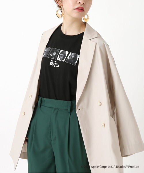 The Beatles（ザビートルズ）の「ROCK STANLEY THE BEATLES ノースリーブTシャツ◆（Tシャツ/カットソー・レディース・ホワイト/ブラック・FREE）」の7枚目の写真