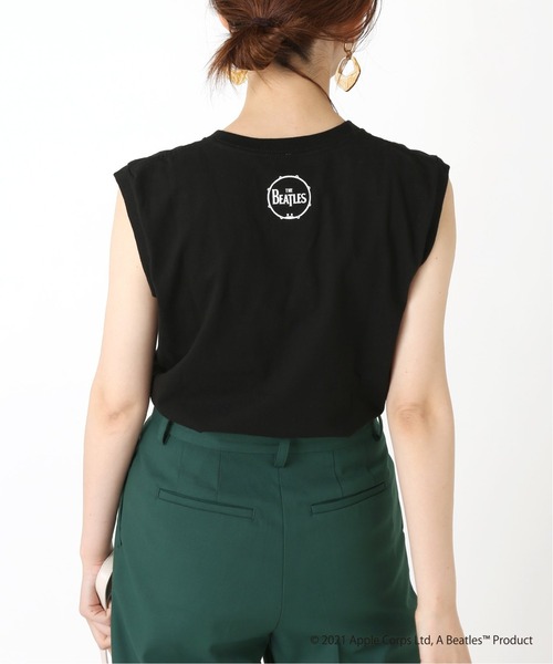 The Beatles（ザビートルズ）の「ROCK STANLEY THE BEATLES ノースリーブTシャツ◆（Tシャツ/カットソー・レディース・ホワイト/ブラック・FREE）」の13枚目の写真