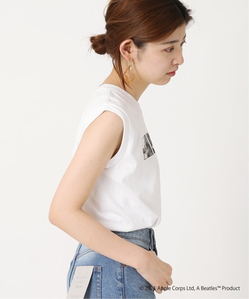 The Beatles（ザビートルズ）の「ROCK STANLEY THE BEATLES ノースリーブTシャツ◆（Tシャツ/カットソー・レディース・ホワイト/ブラック・FREE）」の20枚目の写真