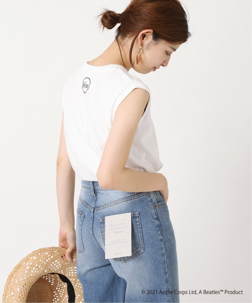 The Beatles（ザビートルズ）の「ROCK STANLEY THE BEATLES ノースリーブTシャツ◆（Tシャツ/カットソー・レディース・ホワイト/ブラック・FREE）」の22枚目の写真