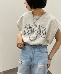 apres jour mignon | フレンチスリーブカレッジＴ 【ZOZOTOWN限定アイテム】(Tシャツ/カットソー)