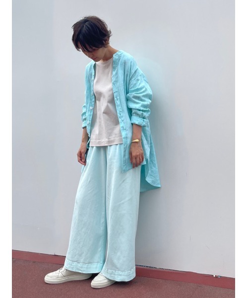 BEARDSLEY(ビアズリー)の「製品染めパンツ(その他パンツ・レディース・グリーン/パープル・FREE)」の2枚目の写真