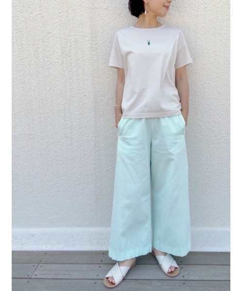 BEARDSLEY(ビアズリー)の「製品染めパンツ(その他パンツ・レディース・グリーン/パープル・FREE)」の4枚目の写真