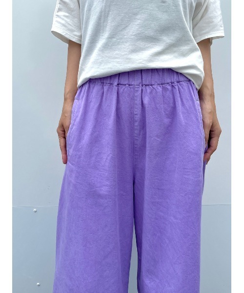 BEARDSLEY(ビアズリー)の「製品染めパンツ(その他パンツ・レディース・グリーン/パープル・FREE)」の10枚目の写真