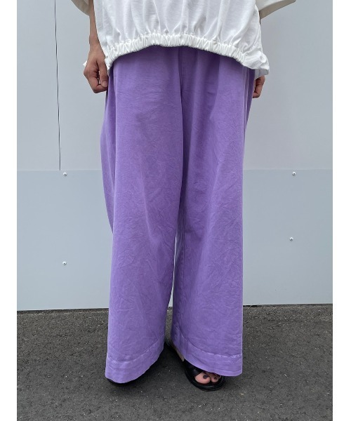 BEARDSLEY(ビアズリー)の「製品染めパンツ(その他パンツ・レディース・グリーン/パープル・FREE)」の15枚目の写真