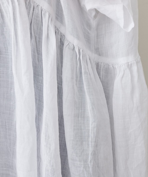 PUAL CE CIN（ピュアルセシン）の「【Du noir】ラミー後ろリボンブラウス（シャツ/ブラウス・レディース・ホワイト/ブラック/ライトグレー/ベージュ・FREE）」の11枚目の写真