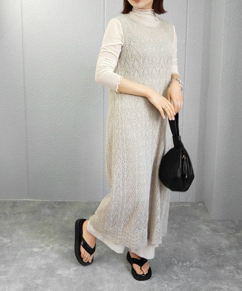 alala（アララ）の「厚底トングサンダル（サンダル・レディース・ベージュ/ホワイト/ブラック/ブラウン系・S/M/L/LL）」の12枚目の写真