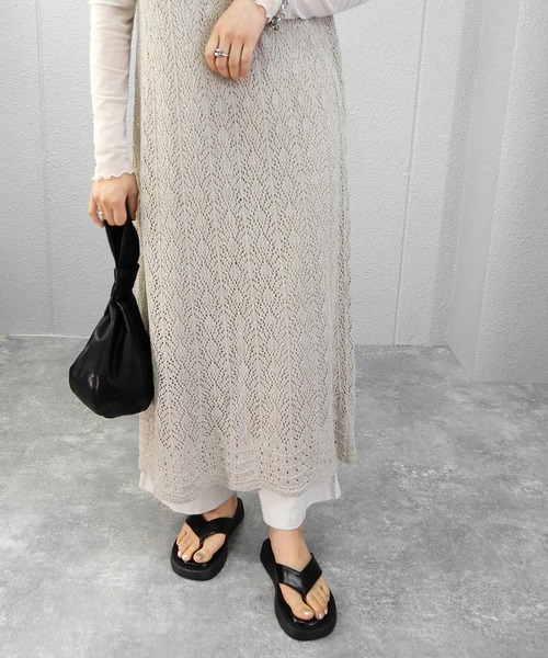 alala（アララ）の「厚底トングサンダル（サンダル・レディース・ベージュ/ホワイト/ブラック/ブラウン系・S/M/L/LL）」の9枚目の写真