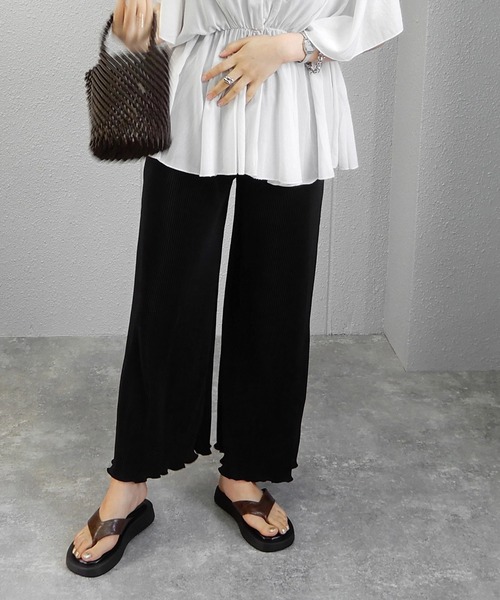 alala（アララ）の「厚底トングサンダル（サンダル・レディース・ベージュ/ホワイト/ブラック/ブラウン系・S/M/L/LL）」の13枚目の写真