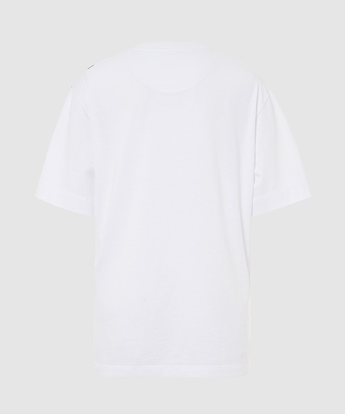 Chloe（クロエ）の「オーバーサイズオーガニックコットンジャージー ロゴプリントTシャツ  ORGANIC COTTON JERSEY T（Tシャツ/カットソー・レディース・ホワイト/ブラウン・S/XS）」の3枚目の写真