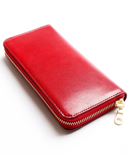 FUNALIVE(ファンアライブ)の「イタリアンレザーラウンドZIPウォレット(財布・メンズ・ブラック/ダークブラウン/ネイビー/ブラウン/レッド/イエロー/グリーン・FREE)」の7枚目の写真