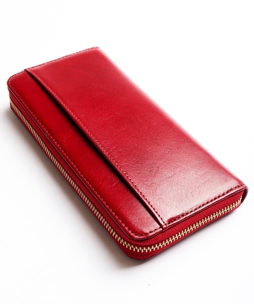 FUNALIVE(ファンアライブ)の「イタリアンレザーラウンドZIPウォレット(財布・メンズ・ブラック/ダークブラウン/ネイビー/ブラウン/レッド/イエロー/グリーン・FREE)」の12枚目の写真