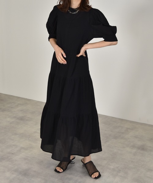 後ろリボンティアードワンピース ワンピース W Closet ダブルクローゼット のファッション通販 Zozotown