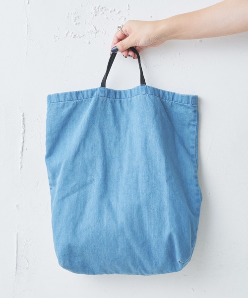 BEARDSLEY（ビアズリー）の「ワッペンデニムバッグ（トートバッグ・レディース・ブルー・FREE）」の3枚目の写真