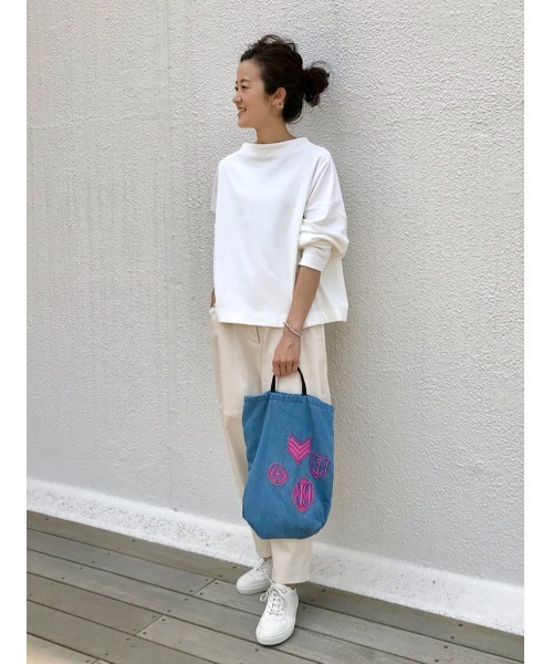 BEARDSLEY（ビアズリー）の「ワッペンデニムバッグ（トートバッグ・レディース・ブルー・FREE）」の10枚目の写真