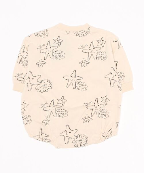 MAKE YOUR DAY（メイクユアデイ）の「お星さま総柄ロンパース■70.80cm（ロンパース・キッズ・アイボリー/グレー・70/80）」の15枚目の写真