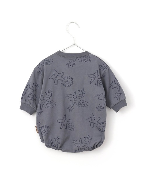 MAKE YOUR DAY（メイクユアデイ）の「お星さま総柄ロンパース■70.80cm（ロンパース・キッズ・アイボリー/グレー・70/80）」の7枚目の写真