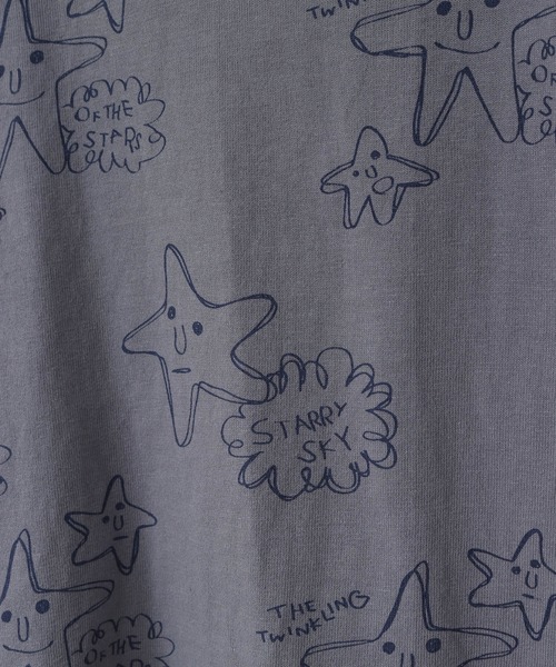 MAKE YOUR DAY（メイクユアデイ）の「お星さま総柄ロンパース■70.80cm（ロンパース・キッズ・アイボリー/グレー・70/80）」の11枚目の写真