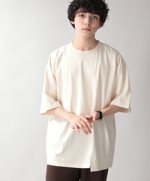 RAGEBLUE(レイジブルー)の「ピグメントドッキングBIGTシャツ/957481(Tシャツ/カットソー・メンズ・オフホワイト/その他19/ブルー・MEDIUM/LARGE)」の2枚目の写真