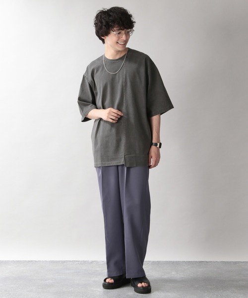 RAGEBLUE(レイジブルー)の「ピグメントドッキングBIGTシャツ/957481(Tシャツ/カットソー・メンズ・オフホワイト/その他19/ブルー・MEDIUM/LARGE)」の11枚目の写真