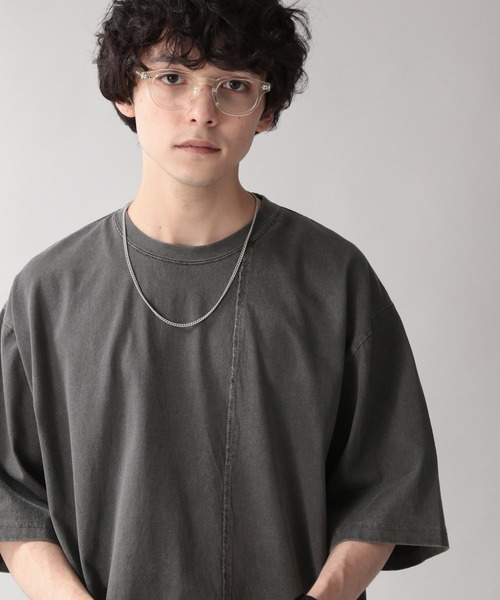 RAGEBLUE(レイジブルー)の「ピグメントドッキングBIGTシャツ/957481(Tシャツ/カットソー・メンズ・オフホワイト/その他19/ブルー・MEDIUM/LARGE)」の9枚目の写真