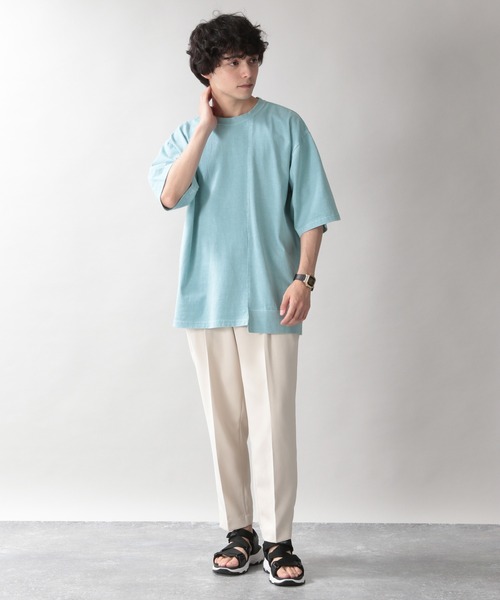 RAGEBLUE(レイジブルー)の「ピグメントドッキングBIGTシャツ/957481(Tシャツ/カットソー・メンズ・オフホワイト/その他19/ブルー・MEDIUM/LARGE)」の4枚目の写真