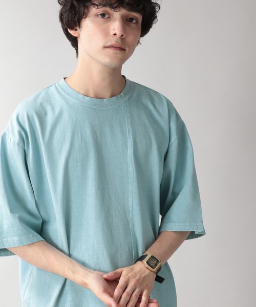 RAGEBLUE(レイジブルー)の「ピグメントドッキングBIGTシャツ/957481(Tシャツ/カットソー・メンズ・オフホワイト/その他19/ブルー・MEDIUM/LARGE)」の14枚目の写真