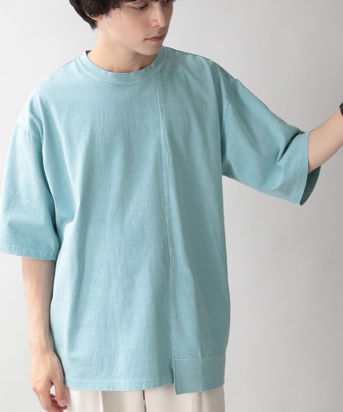 RAGEBLUE(レイジブルー)の「ピグメントドッキングBIGTシャツ/957481(Tシャツ/カットソー・メンズ・オフホワイト/その他19/ブルー・MEDIUM/LARGE)」の21枚目の写真