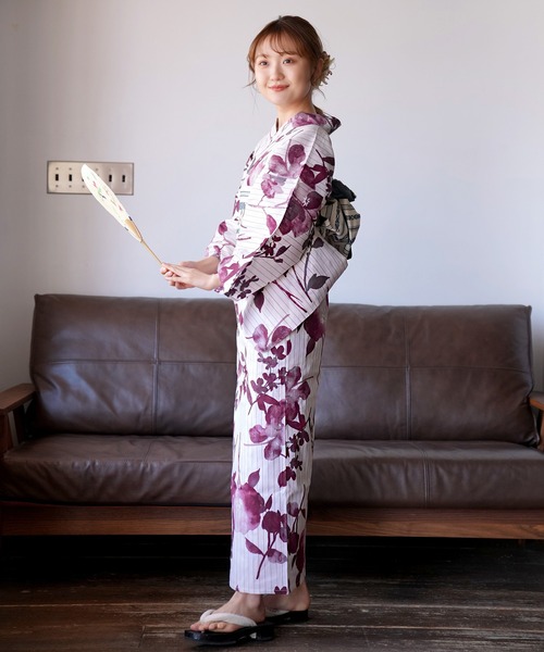 utatane(ウタタネ)の「浴衣単品(浴衣・レディース・レッド・FREE)」の2枚目の写真