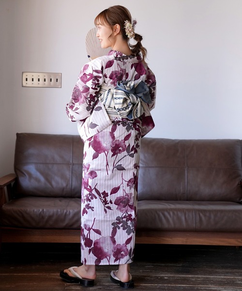 utatane(ウタタネ)の「浴衣単品(浴衣・レディース・レッド・FREE)」の3枚目の写真