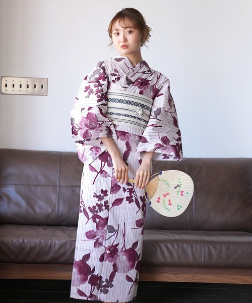 utatane(ウタタネ)の「浴衣単品(浴衣・レディース・レッド・FREE)」の4枚目の写真