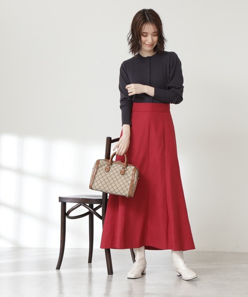 N.（N. Natural Beauty Basic）（エヌエヌナチュラルビューティーベーシック）の「◆モノグラムミニボストンバッグ（ボストンバッグ・レディース・ベージュ系その他/ブラック系その他・ﾌﾘ-）」の11枚目の写真