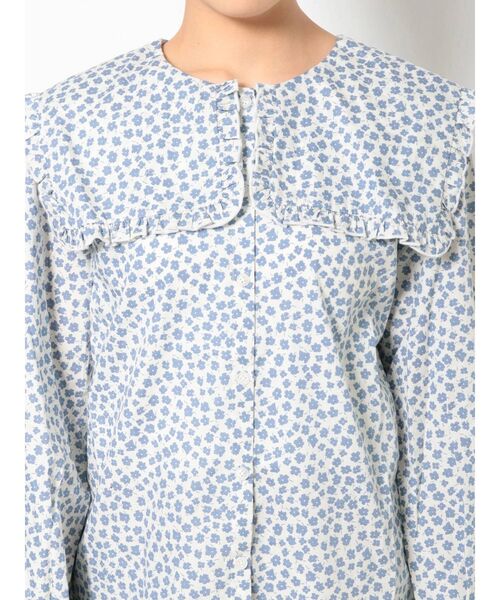 merry jenny（メリージェニー）の「flowerセーラーカラーブラウス（シャツ/ブラウス・レディース・ブラック/ブルー・FREE）」の21枚目の写真