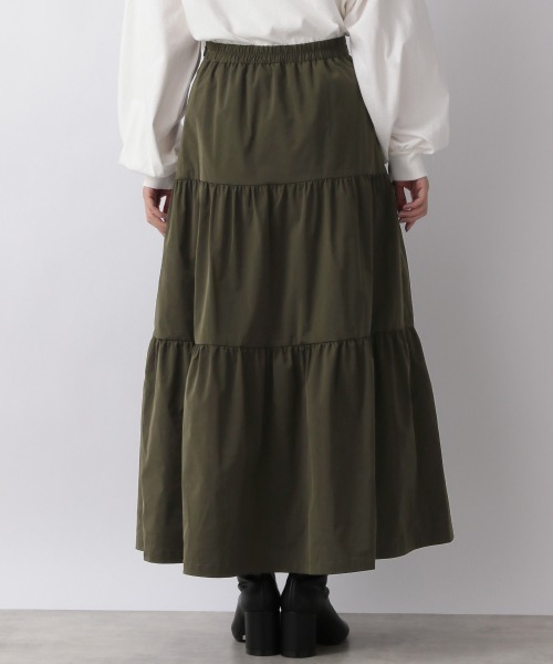 LOWRYS FARM(ローリーズファーム)の「タフタティアードスカート 214886(スカート・レディース・ブラック/グリーン/ベージュ・FREE)」の4枚目の写真