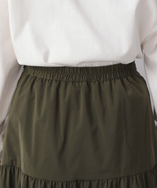 LOWRYS FARM(ローリーズファーム)の「タフタティアードスカート 214886(スカート・レディース・ブラック/グリーン/ベージュ・FREE)」の13枚目の写真