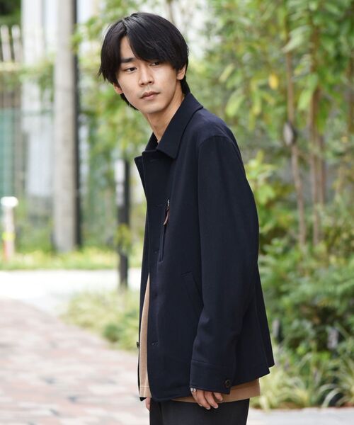 SHIPS(シップス)の「SHIPS: スーパー140'S WOOL/SOLOTEX(R) ハイブリッド ジャケット(ブルゾン・メンズ・チャコールグレー/ネイビー/ブラウン/ブルー・SMALL/MEDIUM/LARGE/X-LARGE)」の21枚目の写真