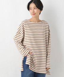 LEPSIM | ボーダーＢＩＧロンT長袖　959132(Tシャツ/カットソー)