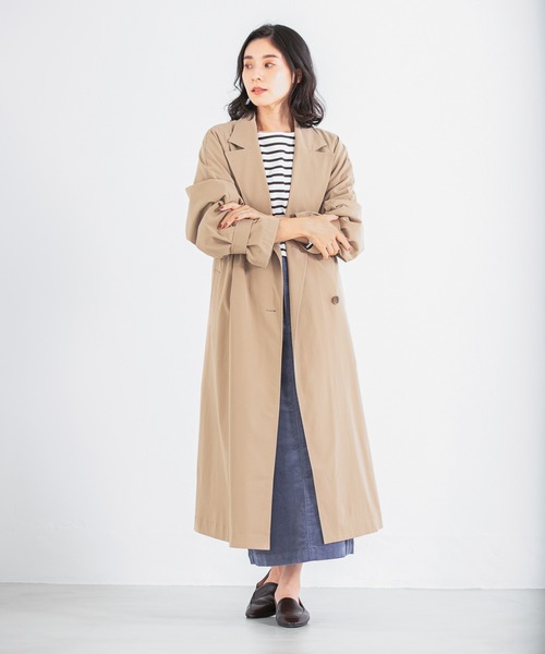 LEPSIM（レプシィム）の「ボーダーＢＩＧロンT長袖　959132（Tシャツ/カットソー・レディース・ブラック/オレンジ/ブラウン/オフホワイト/モカ/イエロー/ブラック系その他・FREE）」の9枚目の写真