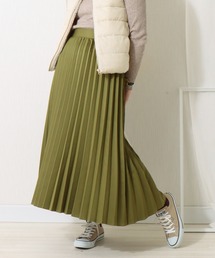 起毛ツイル　アコーディオンプリーツスカート