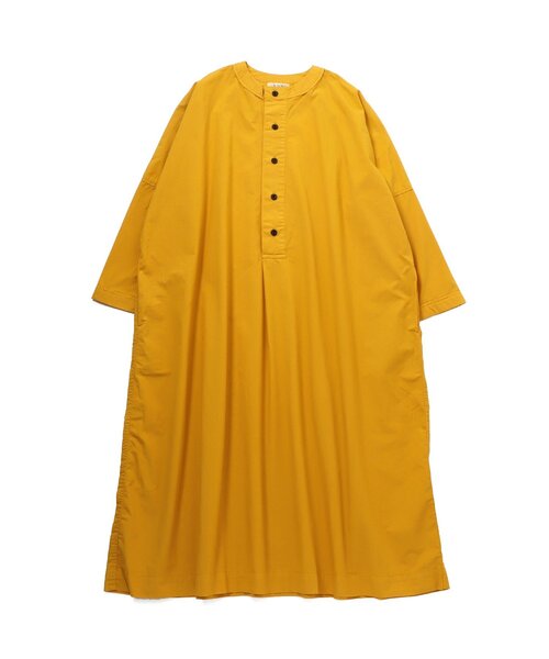 F.O.U（エフオーユー）の「ヘンリーネックワンピース_ジュニア（ワンピース・キッズ・ブラック/イエロー/キナリ・150/160）」の3枚目の写真