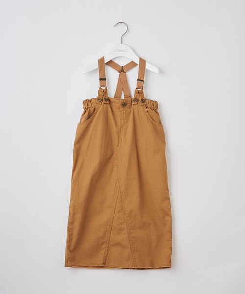 CIAOPANIC TYPY(チャオパニックティピー)の「【KIDS】リップストップミリタリージャンスカ(スカート・キッズ・カーキ/キャメル・SMALL/MEDIUM/LARGE/X-LARGE/XX-LARGE)」の3枚目の写真