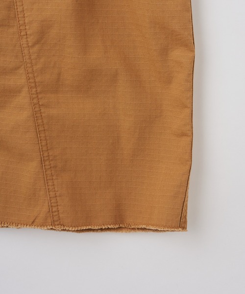 CIAOPANIC TYPY(チャオパニックティピー)の「【KIDS】リップストップミリタリージャンスカ(スカート・キッズ・カーキ/キャメル・SMALL/MEDIUM/LARGE/X-LARGE/XX-LARGE)」の4枚目の写真