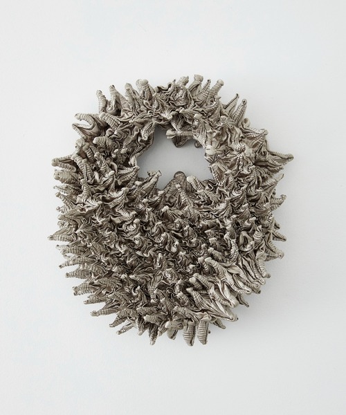 BUNZABURO(ブンザブロウ)の「BAI SHIBORI PETIT BAG(ハンドバッグ・メンズ・シルバー/イエロー/ブラック/ライトグリーン/パープル/ライトブルー/オレンジ/ホワイト/ダークグリーン/グレー/ピンク・FREE)」の4枚目の写真