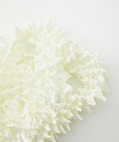 BUNZABURO(ブンザブロウ)の「BAI SHIBORI PETIT BAG(ハンドバッグ・メンズ・シルバー/イエロー/ブラック/ライトグリーン/パープル/ライトブルー/オレンジ/ホワイト/ダークグリーン/グレー/ピンク・FREE)」の12枚目の写真