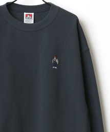 BEN DAVIS/ベンデイビス ビッグシルエット ワンポイント ミニゴリラ刺繍 スウェット トレーナー