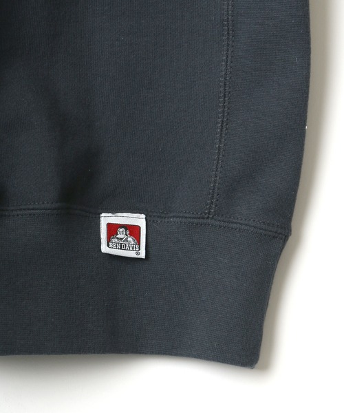 BEN DAVIS(ベンデイビス)の「BEN DAVIS/ベンデイビス ビッグシルエット ワンポイント ミニゴリラ刺繍 スウェット トレーナー(スウェット・メンズ・グリーン/ブルー/ライトグレー/チャコールグレー・M/L/XL)」の12枚目の写真
