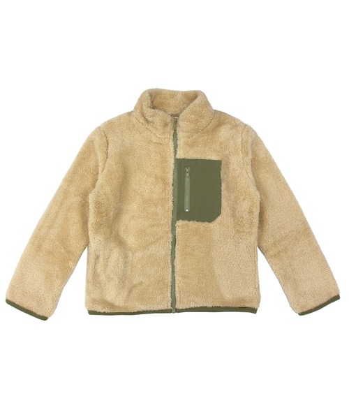 Bee des Bee（ビーデスビー）の「ボアジャケット（その他アウター・キッズ・ベージュ/ブラック/オフホワイト/ラベンダー/チャコール/ライトブルー/コーラルピンク・110cm/120cm/130cm/140cm/150cm/100cm）」の21枚目の写真