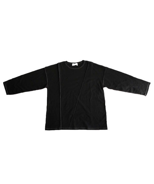 antiqua（アンティカ）の「アウトステッチロンT（Tシャツ/カットソー・メンズ・ブラック/パープル/オフホワイト・FREE）」の7枚目の写真