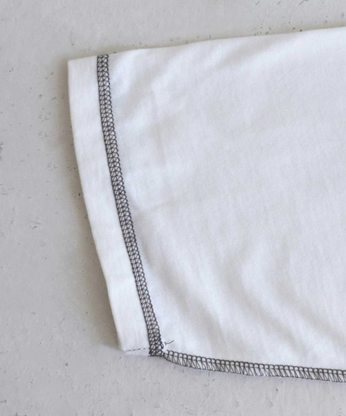 antiqua（アンティカ）の「アウトステッチロンT（Tシャツ/カットソー・メンズ・ブラック/パープル/オフホワイト・FREE）」の10枚目の写真