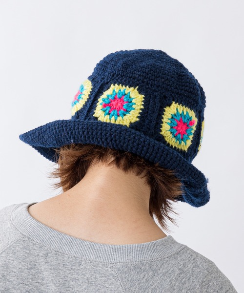 CIAOPANIC TYPY（チャオパニックティピー）の「クロシェハット（ハット・レディース・アイボリー/グリーン/ネイビー・ONE SIZE）」の12枚目の写真